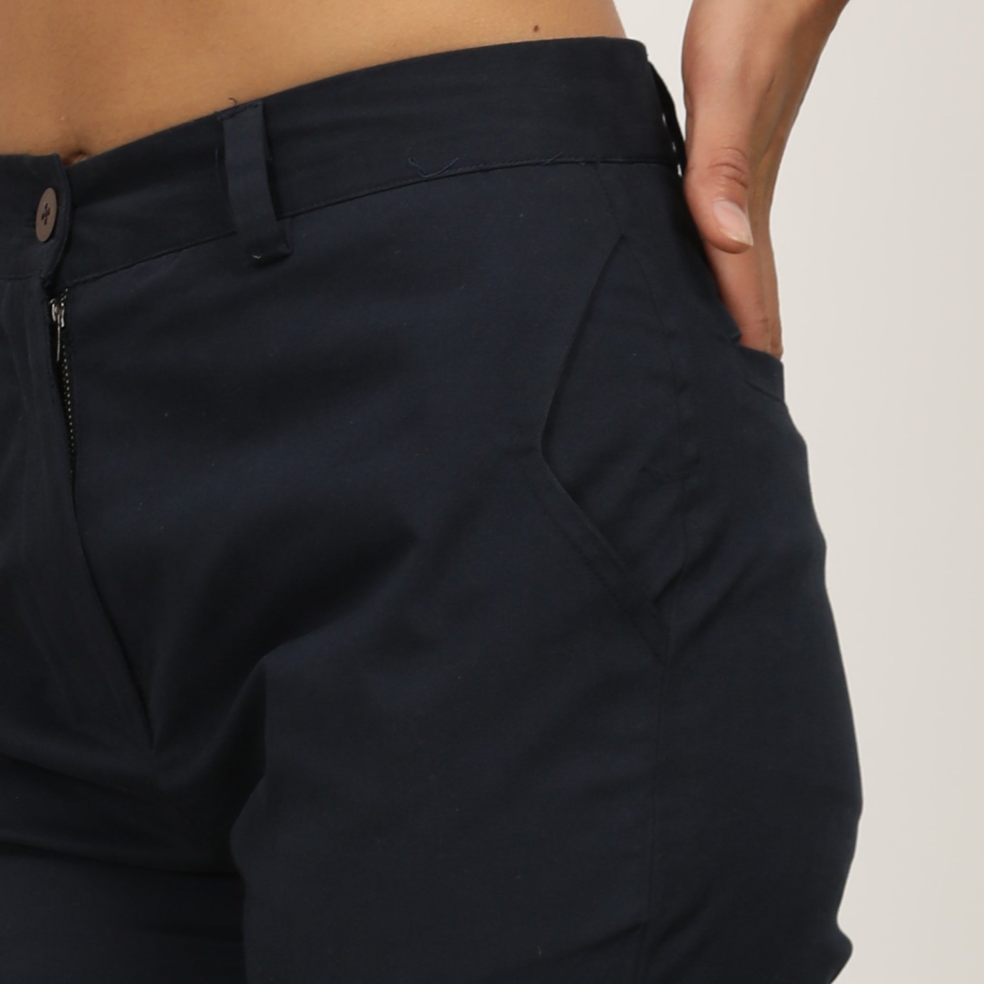 Aruku Chino Pants - Navy Blue