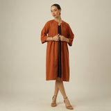 Willow Pintuck Overlay - Autumn Rust