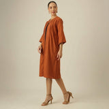 Willow Pintuck Overlay - Autumn Rust