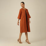 Willow Pintuck Overlay - Autumn Rust