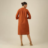 Willow Pintuck Overlay - Autumn Rust