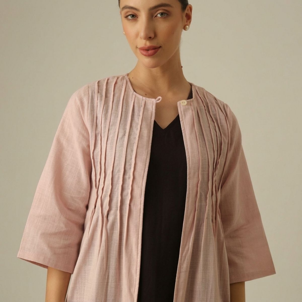 Willow Pintuck Overlay - Pink