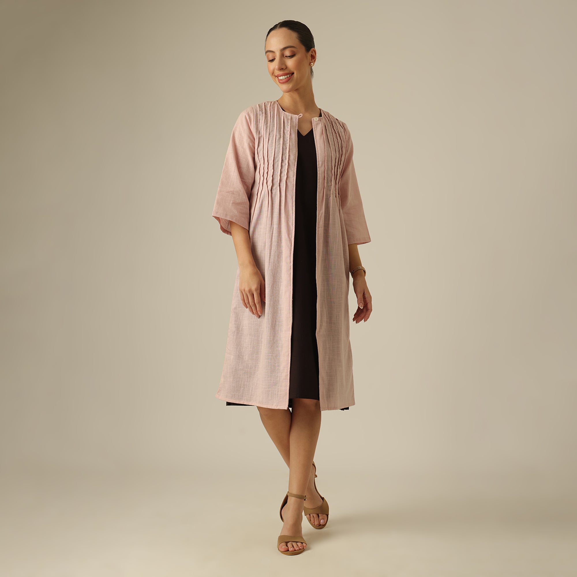 Willow Pintuck Overlay - Pink