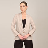 Donna Set of 3 - Long Shirt, Inner & Pants - Greige & Coffee
