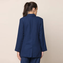 Donna 3-Piece Blazer Suit > Tone On Tone Blue