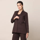 Donna Blazer - Coffee