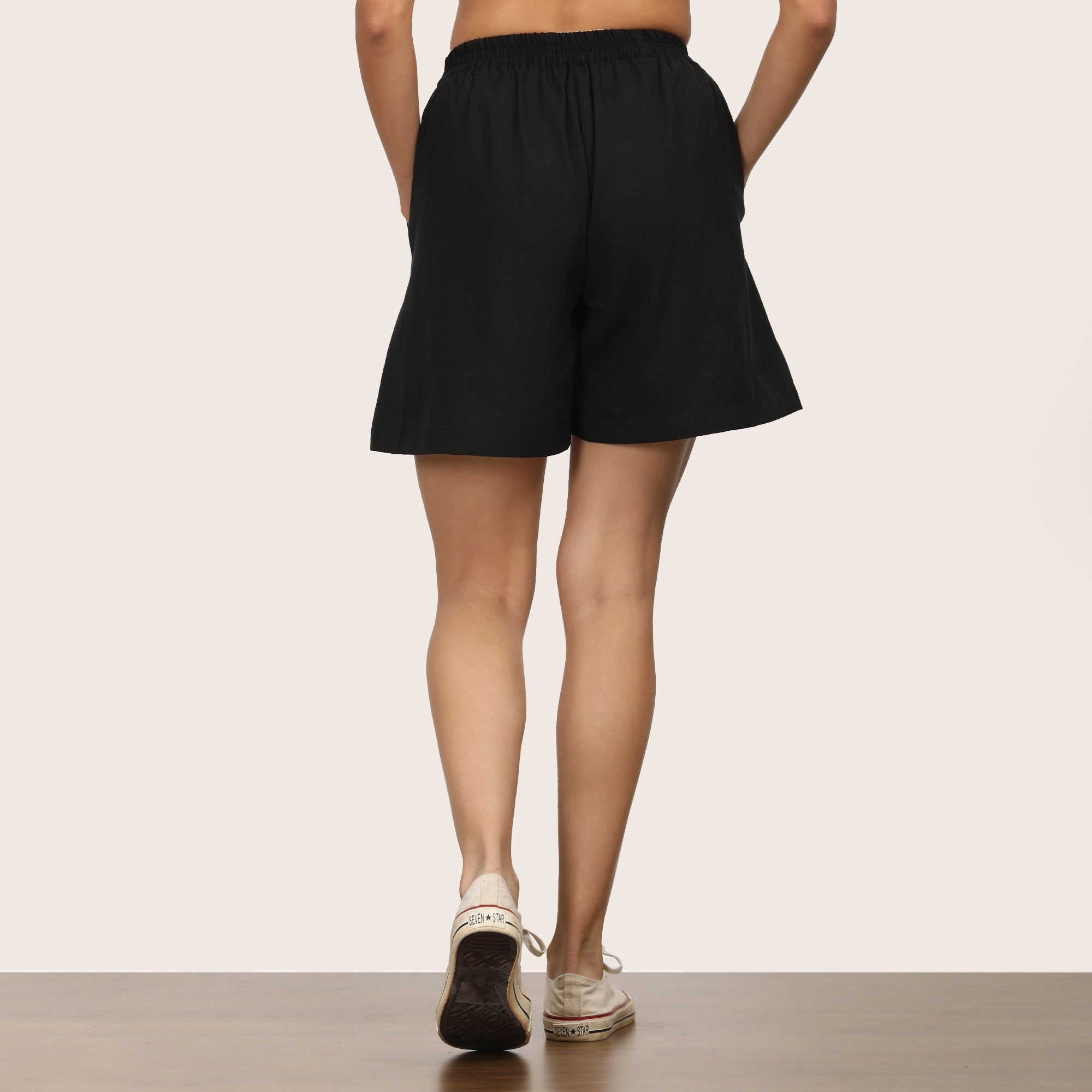 Cuban Co-ord Set Of 2 - Shirt & Shorts - Black