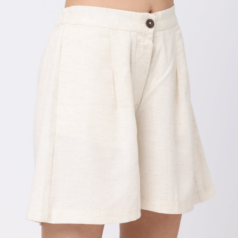 Gurkha Shorts - Ecru
