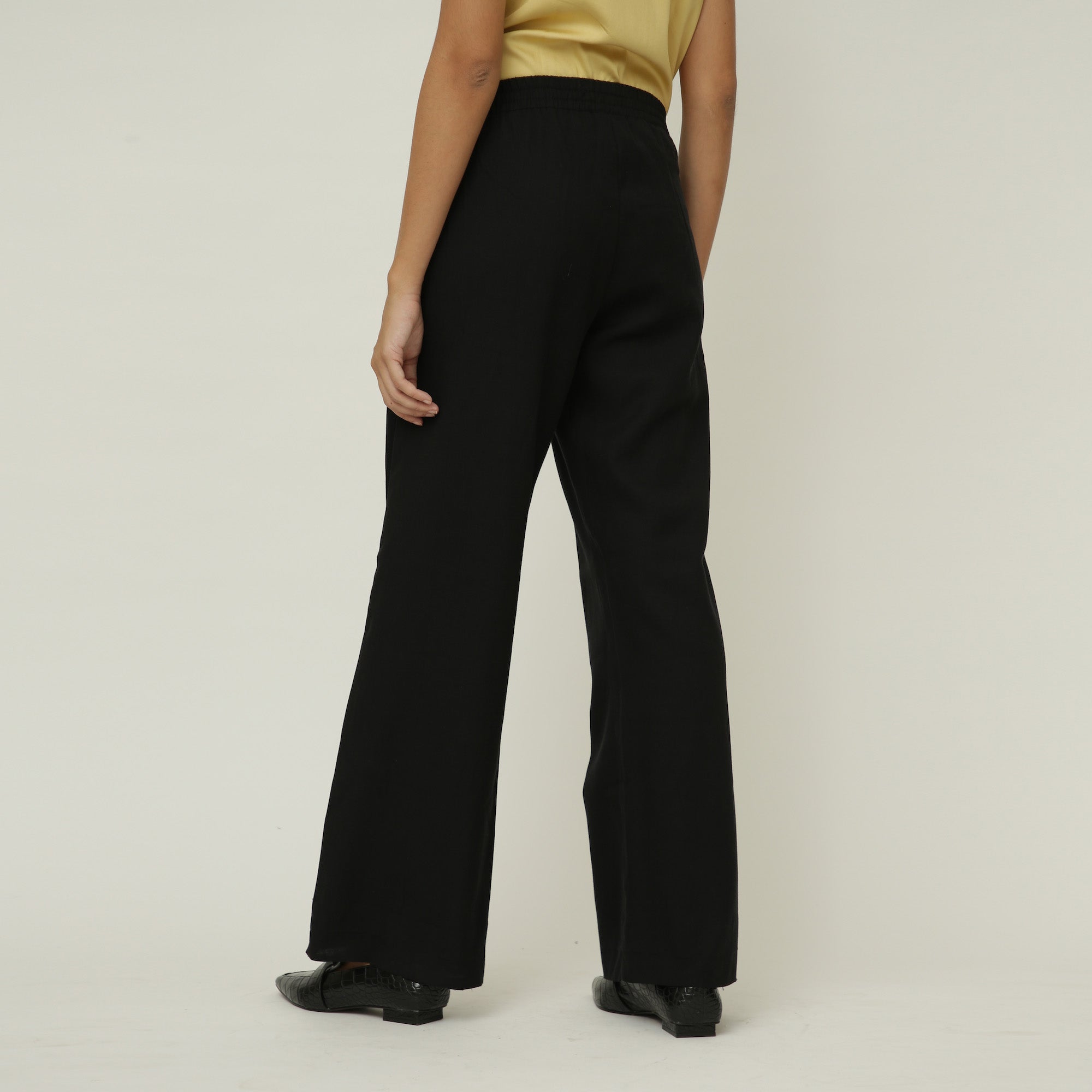 Barbara Co-Ord Set Of 2 - Blazer Shirt & Pants - Black