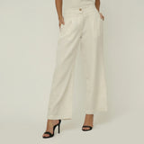 Sofia Set Of 2 - Pleated Tunic & Long-Leg Pants - Autumn Rust & Ecru