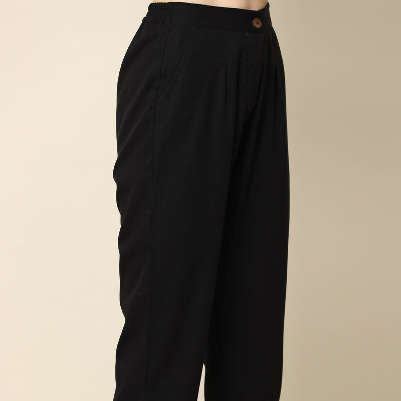 Tapered Pants - Black