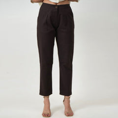 Opal Set Of 2 - Shirt & Pants - Coffee Brown