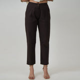 Diana Set of 2 - Top & Pants - Ecru & Coffee