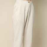 Tapered Pants - Ecru