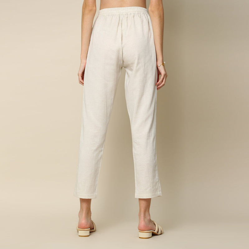 Opal Set Of 2 - Shirts & Pants - Navy Blue And Ecru