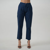 Diana Set of 2 - Top & Pants - Maroon & Navy Blue