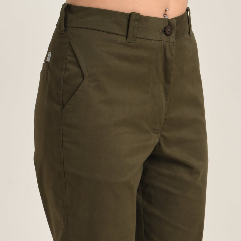 Aruku Chinos - Olive Green