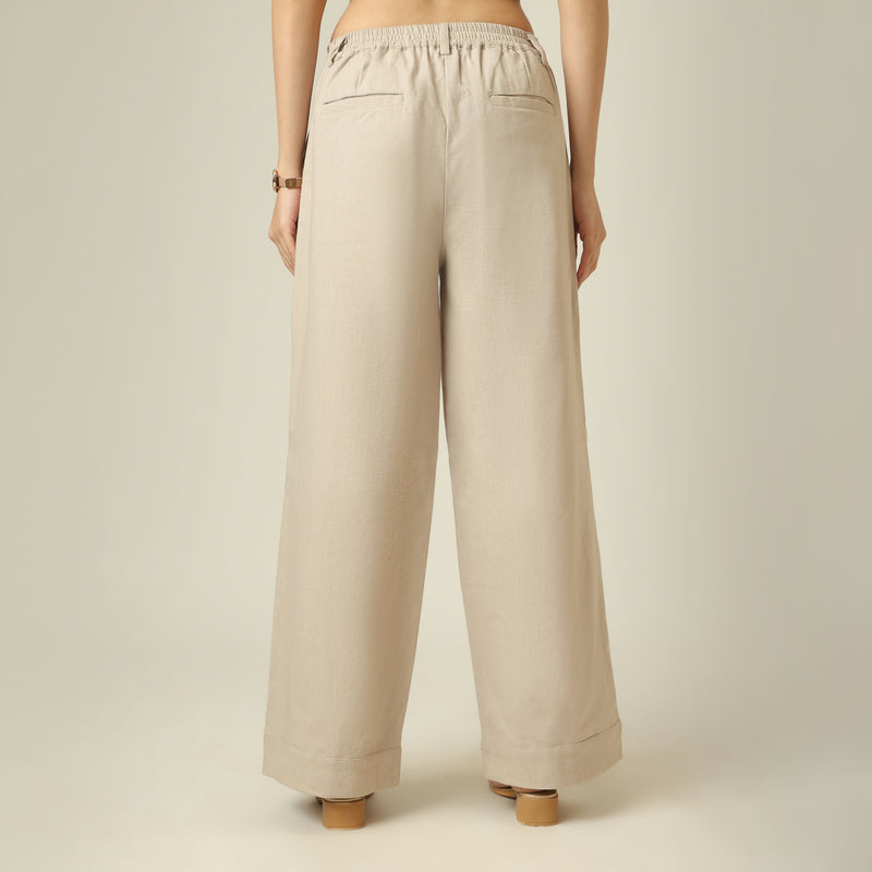 Landsend Linen Pants - Greige