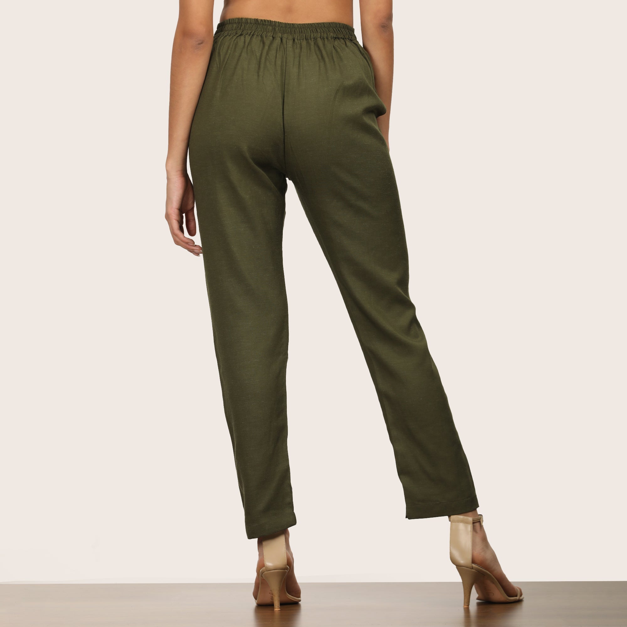 Dora Co-ord Set Of 2 - Olive Green