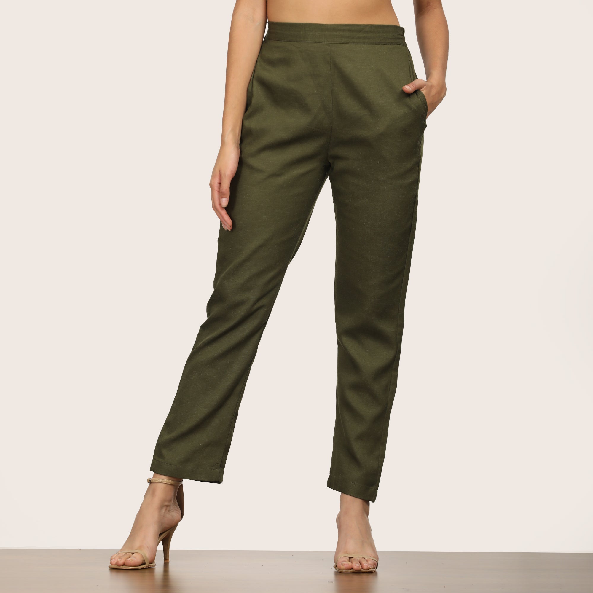 Dora Co-ord Set Of 2 - Olive Green