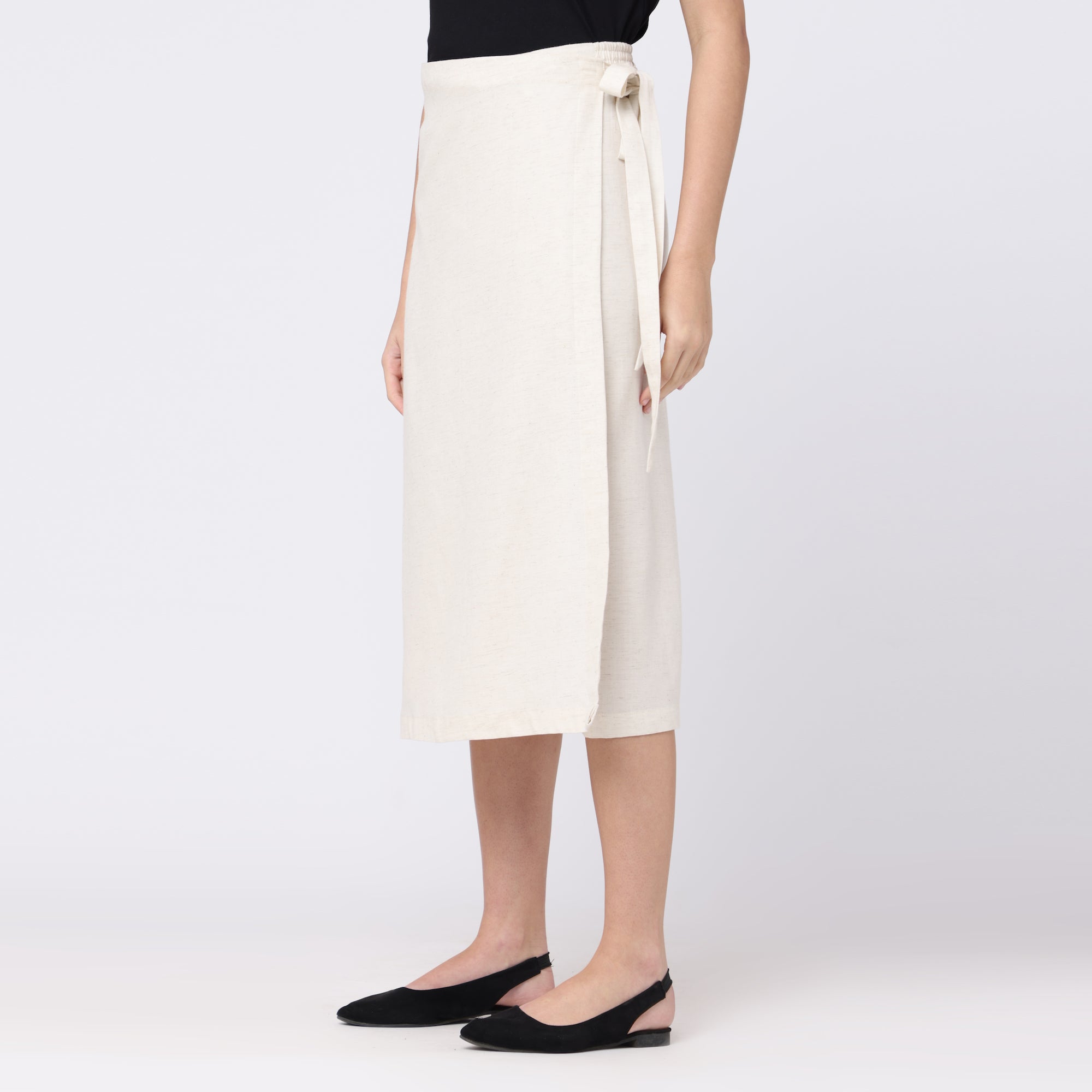Wrap Skirt - Ecru