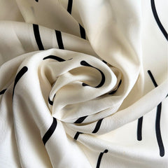 Scarf - Ecru Cedar Print - Limited Edition