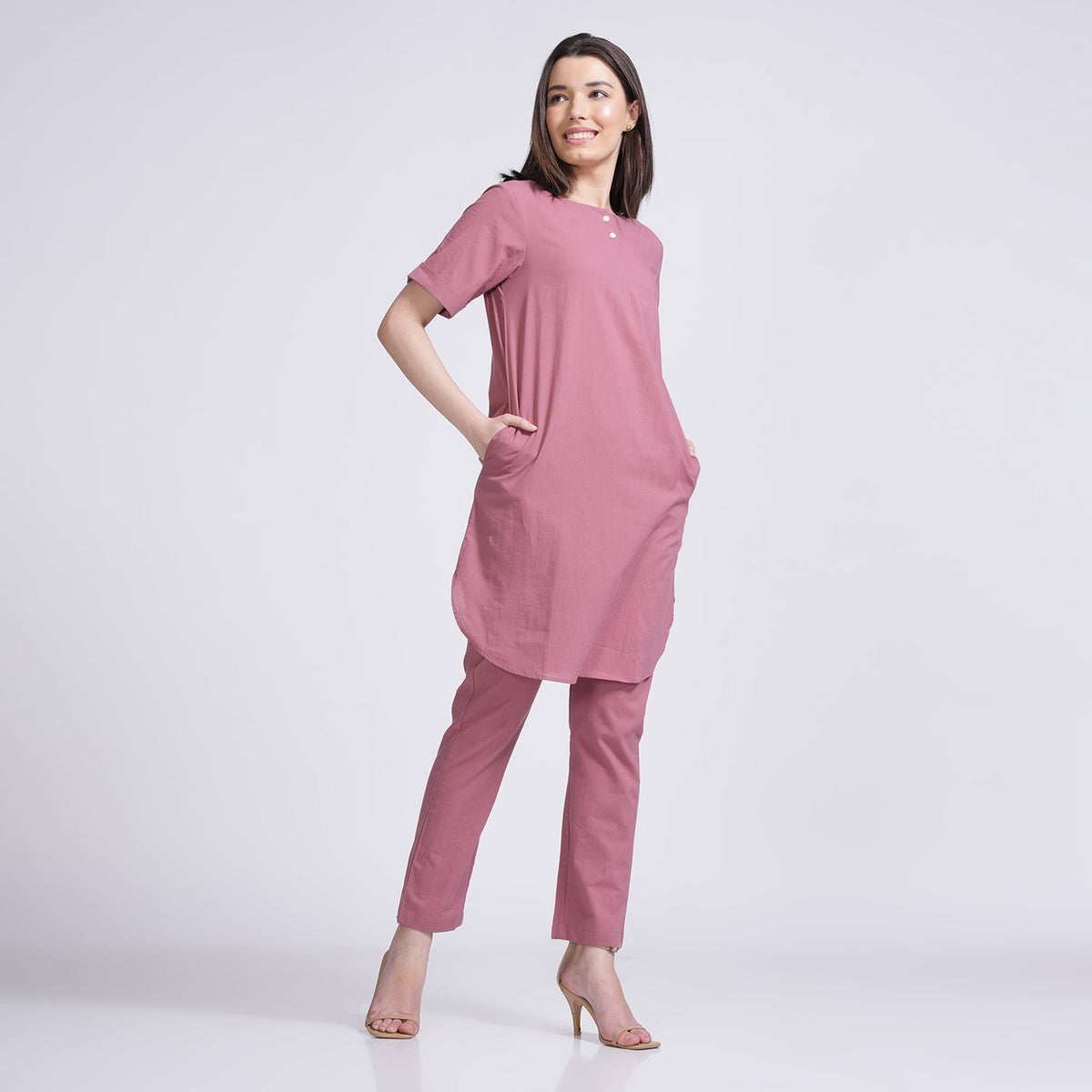 Poised Tunic - Dusty Pink
