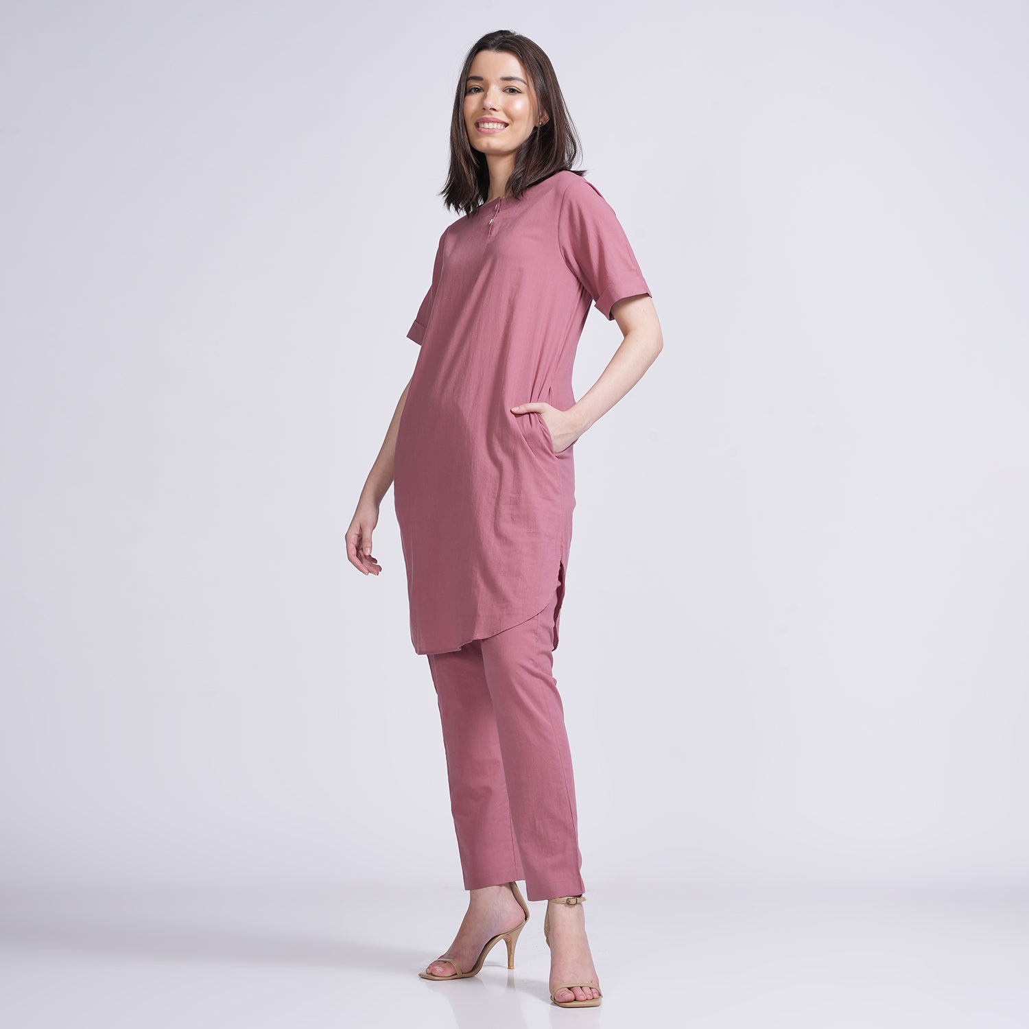 Poised Tunic - Dusty Pink