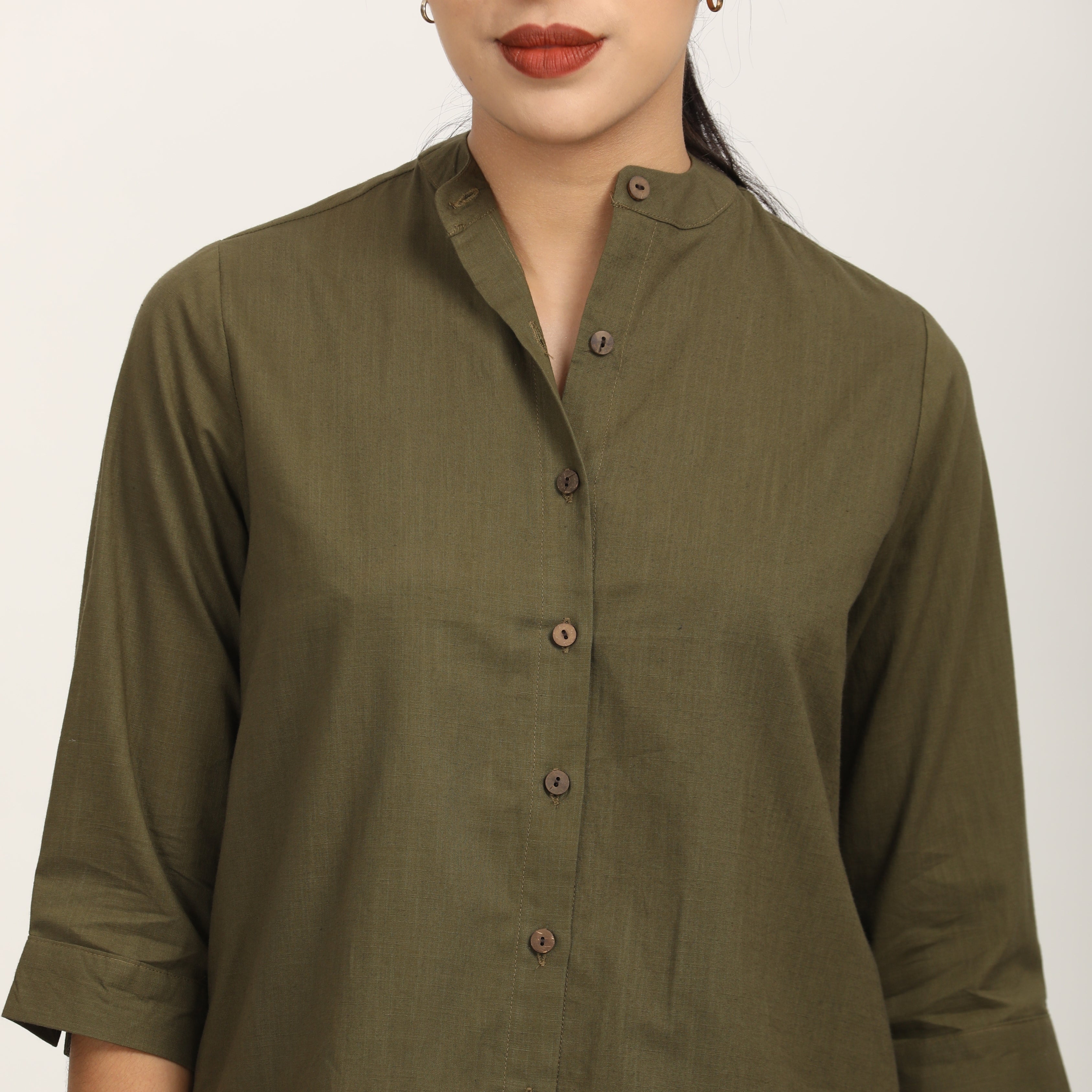 Dianne Shirt - Olive Green