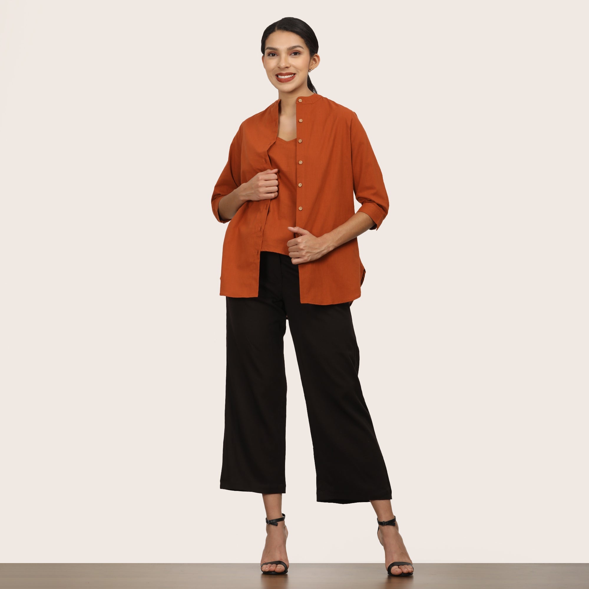 Dianne Shirt - Autumn Rust (Copy)