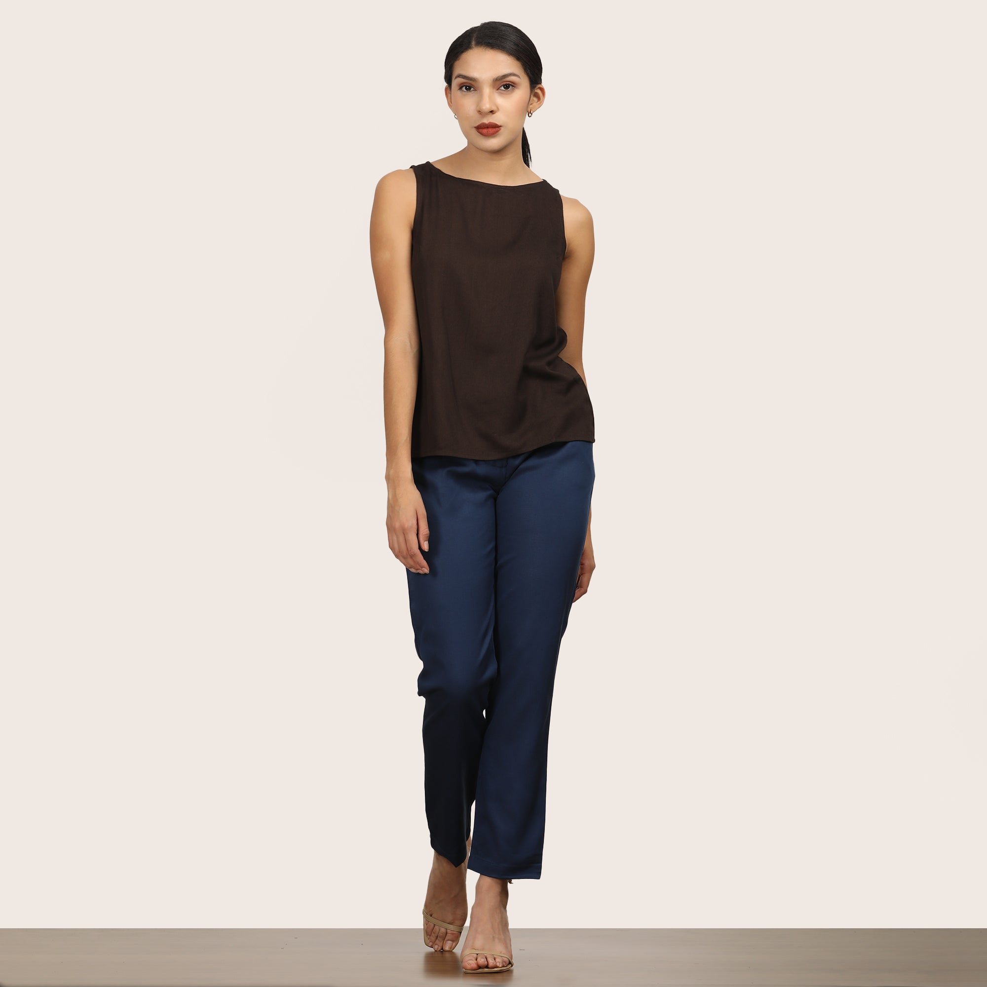 Shell Top > Chocolate Brown