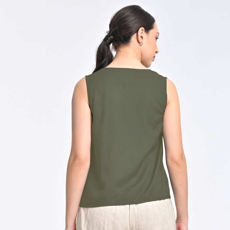 Shell Top - Olive