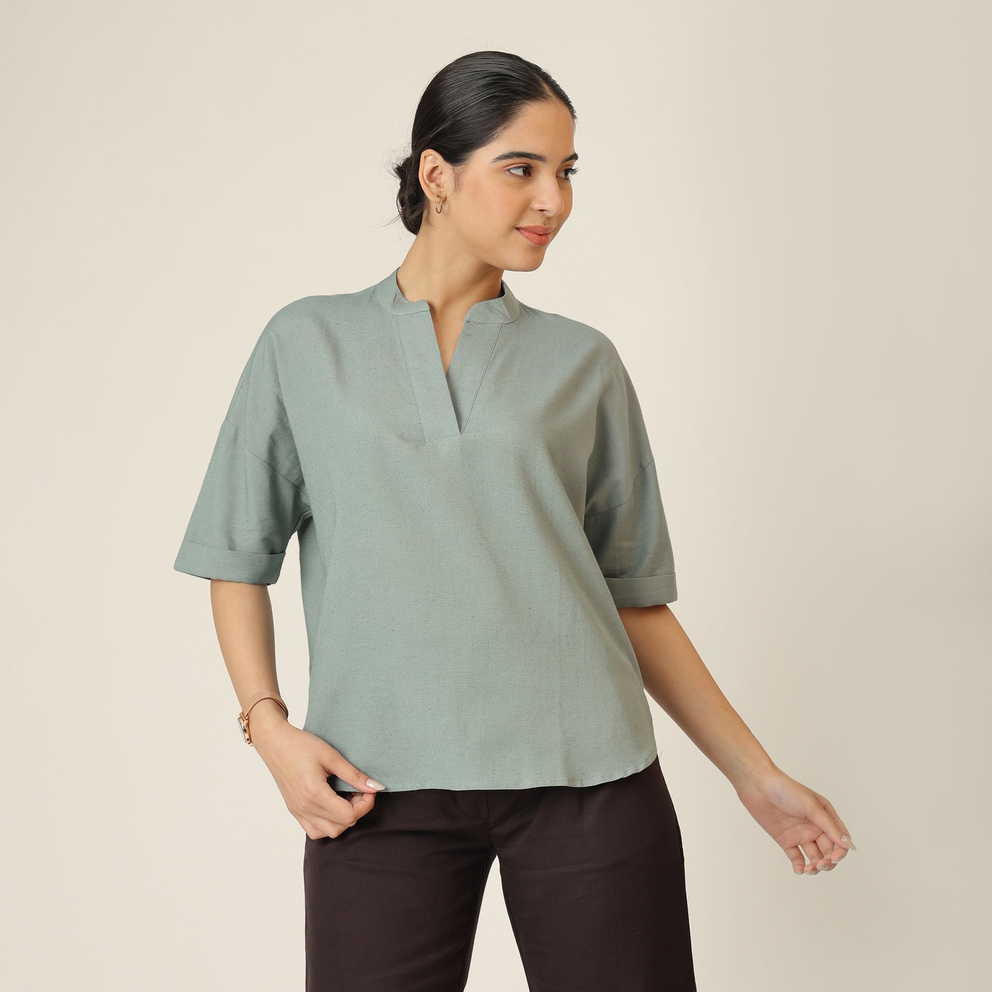 Kimono Top - Agave Green