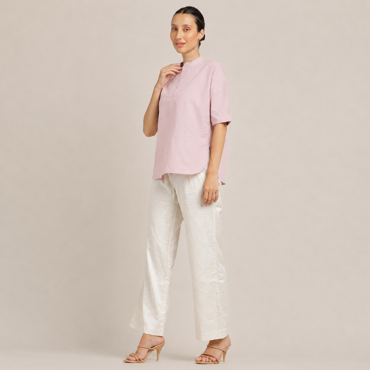 Kimono Top - Pastel Pink