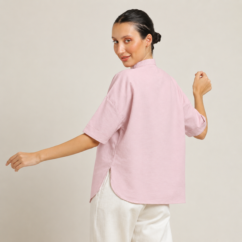Kimono Top - Pastel Pink