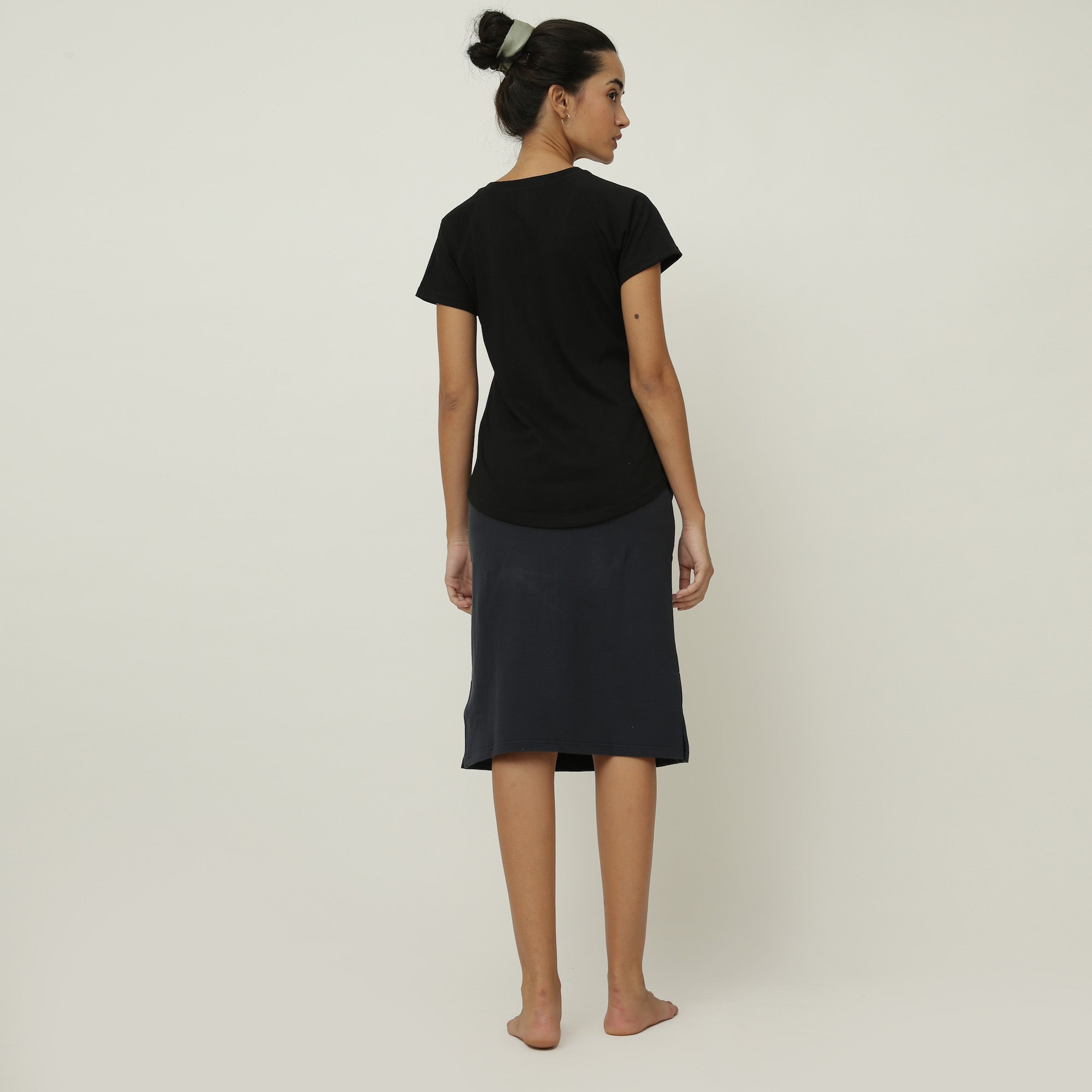 Raglan Sleeve Tee - Black