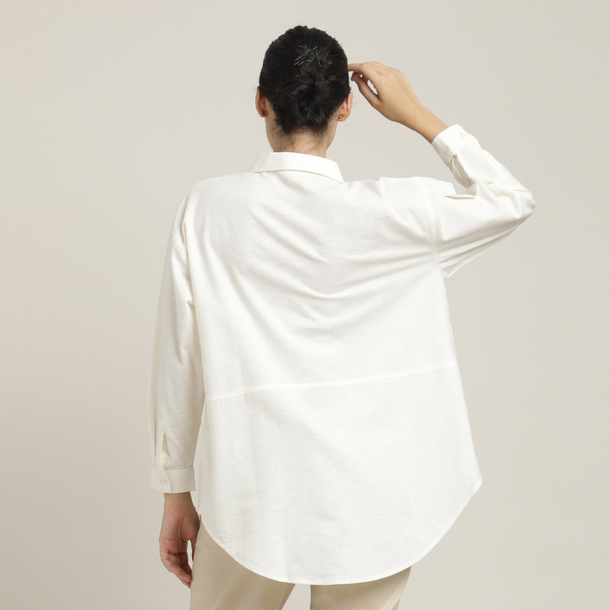Oversized Shirt - Ecru
