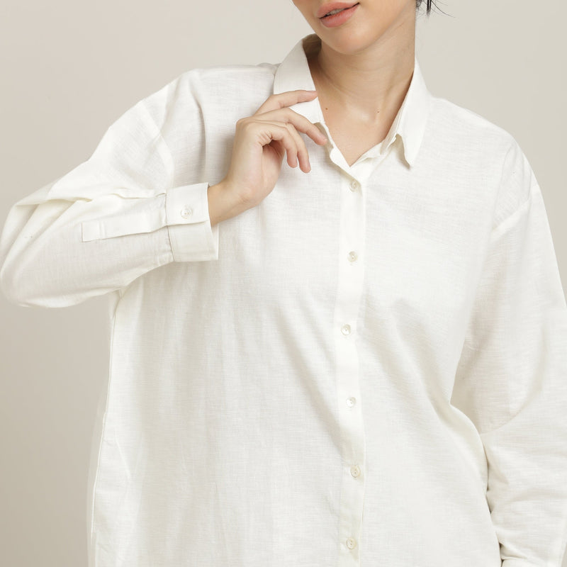 Oversized Shirt - Ecru