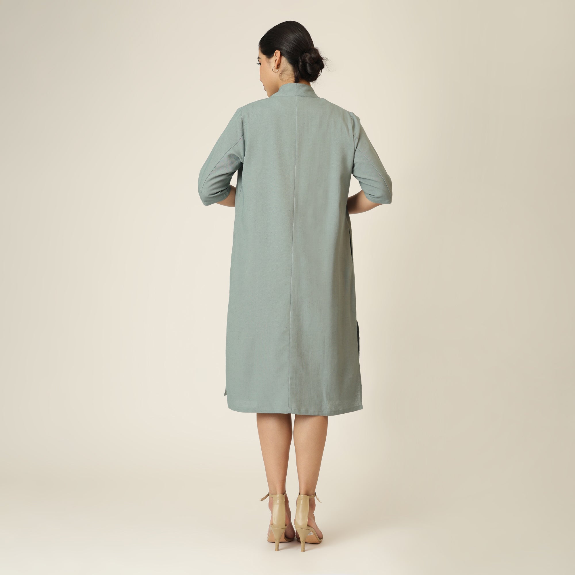 Dakota Long Shirt Jacket - Agave Green