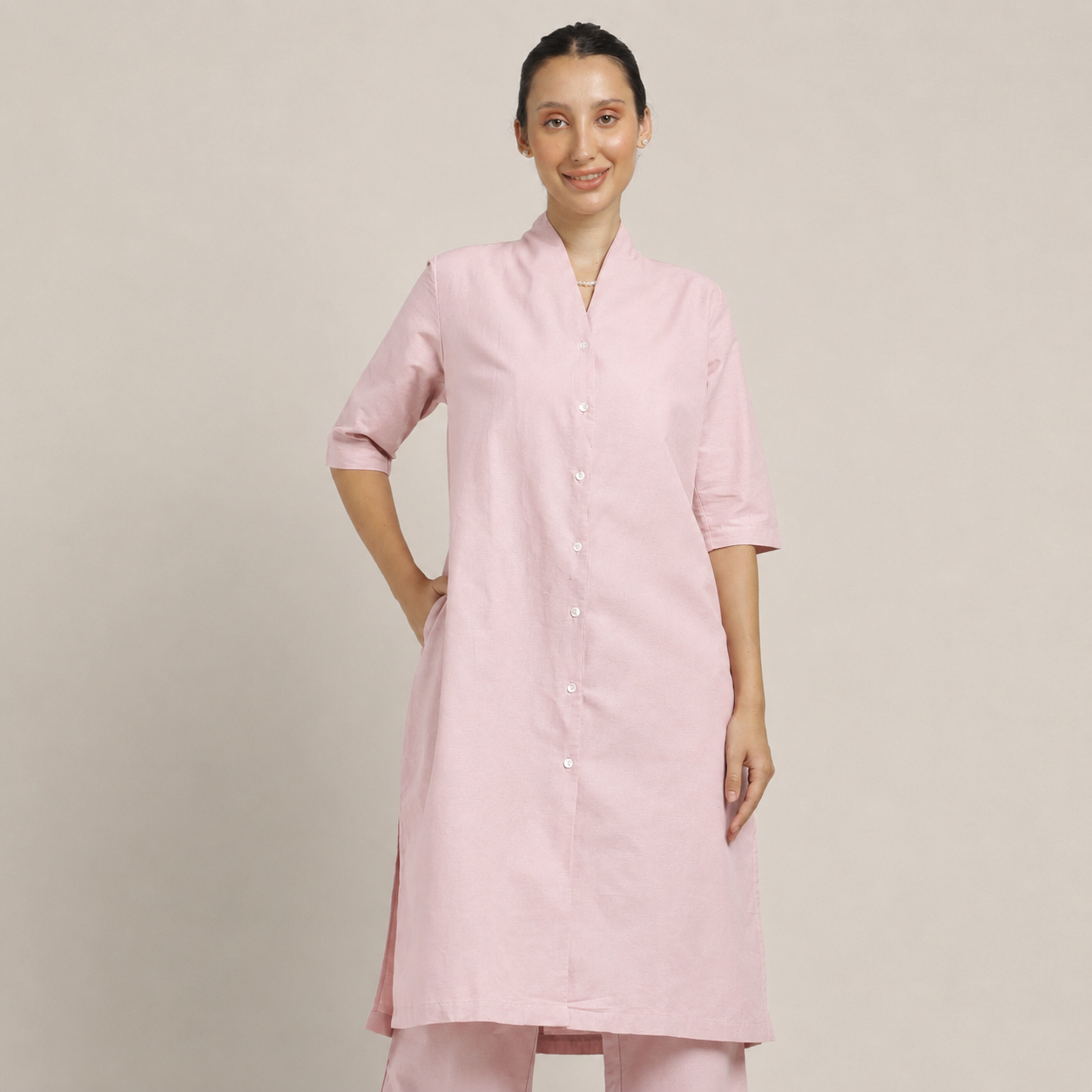 Dakota Co-ord Set - Pastel Pink