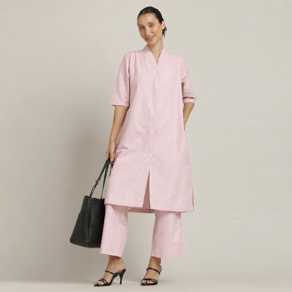 Dakota Co-ord Set - Pastel Pink
