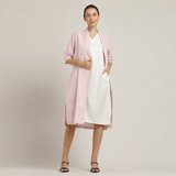 Dakota Dress & Jacket Set - Overlay & Midi Dress - Pastel Pink & Ecru