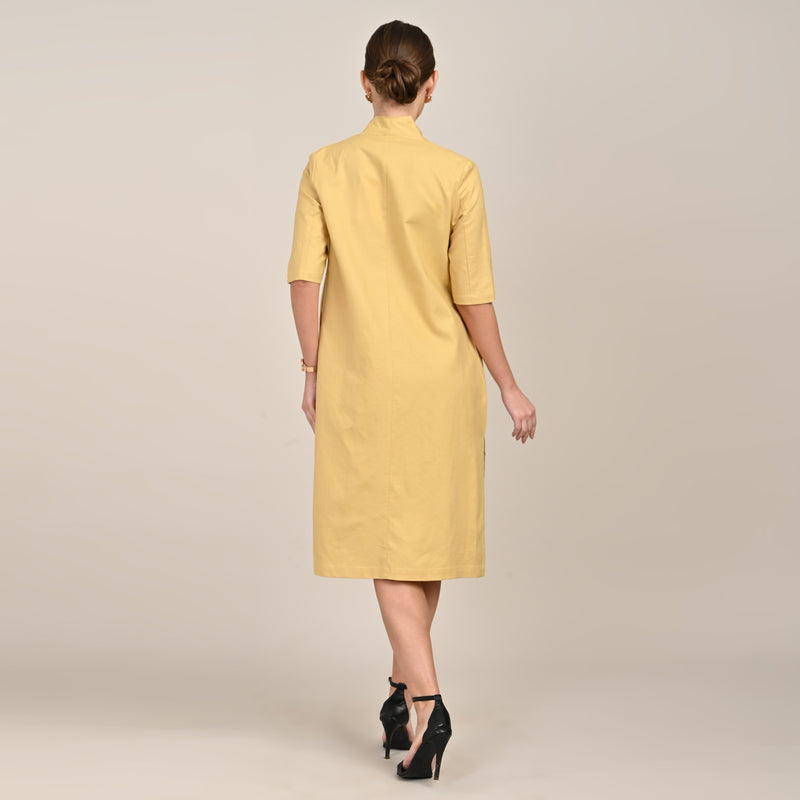 Dakota Long Shirt Jacket - Butter Yellow