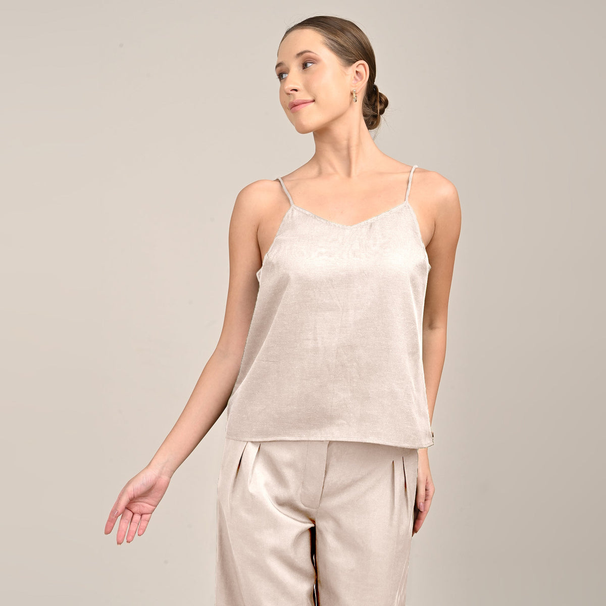 Oh Slip Top - Greige