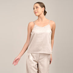 Oh Slip Top - Greige