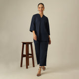 Nautica Co-ord Set Of 2 - Tunic & Pants - Navy
