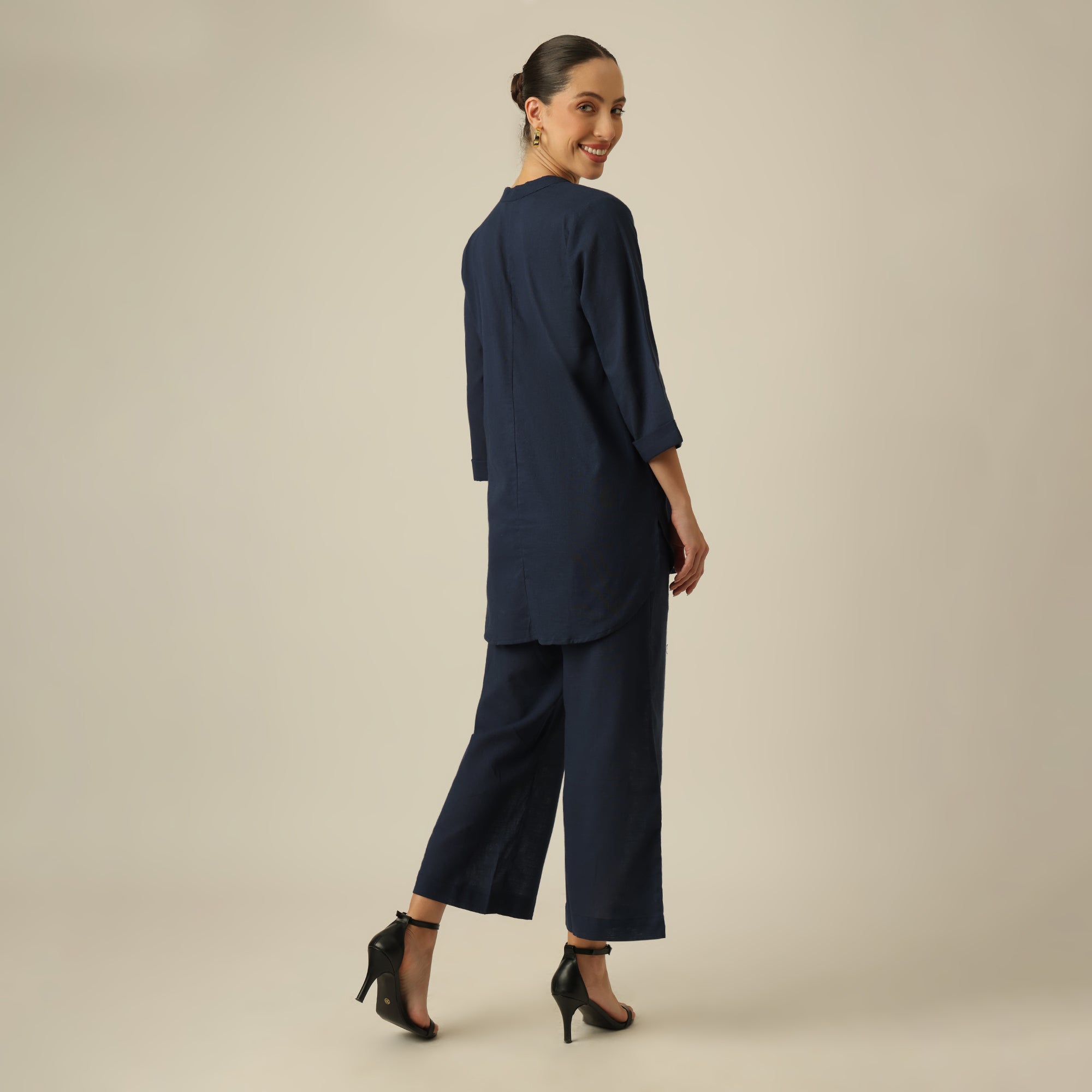 Nautica Co-ord Set Of 2 - Tunic & Pants - Navy