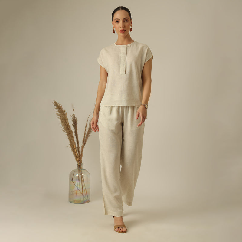 Alice Co-ord Set - Beige