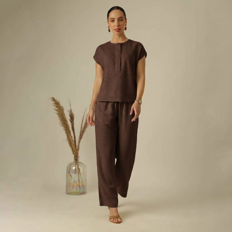Alice Co-ord Set - Coffee