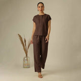 Alice Co-ord Set - Coffee